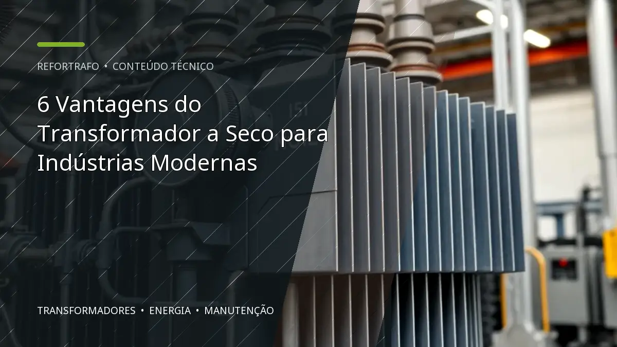 6 Vantagens do Transformador a Seco para Indústrias Modernas