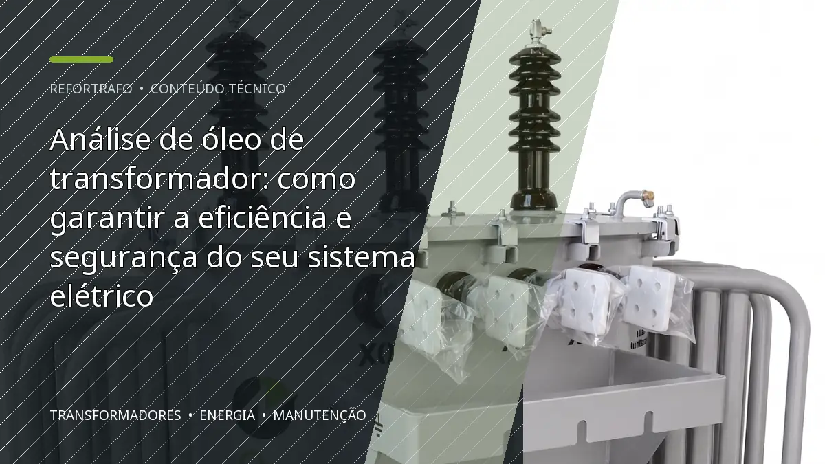 Análise de óleo de transformador: como garantir a eficiência e segurança do seu sistema elétrico