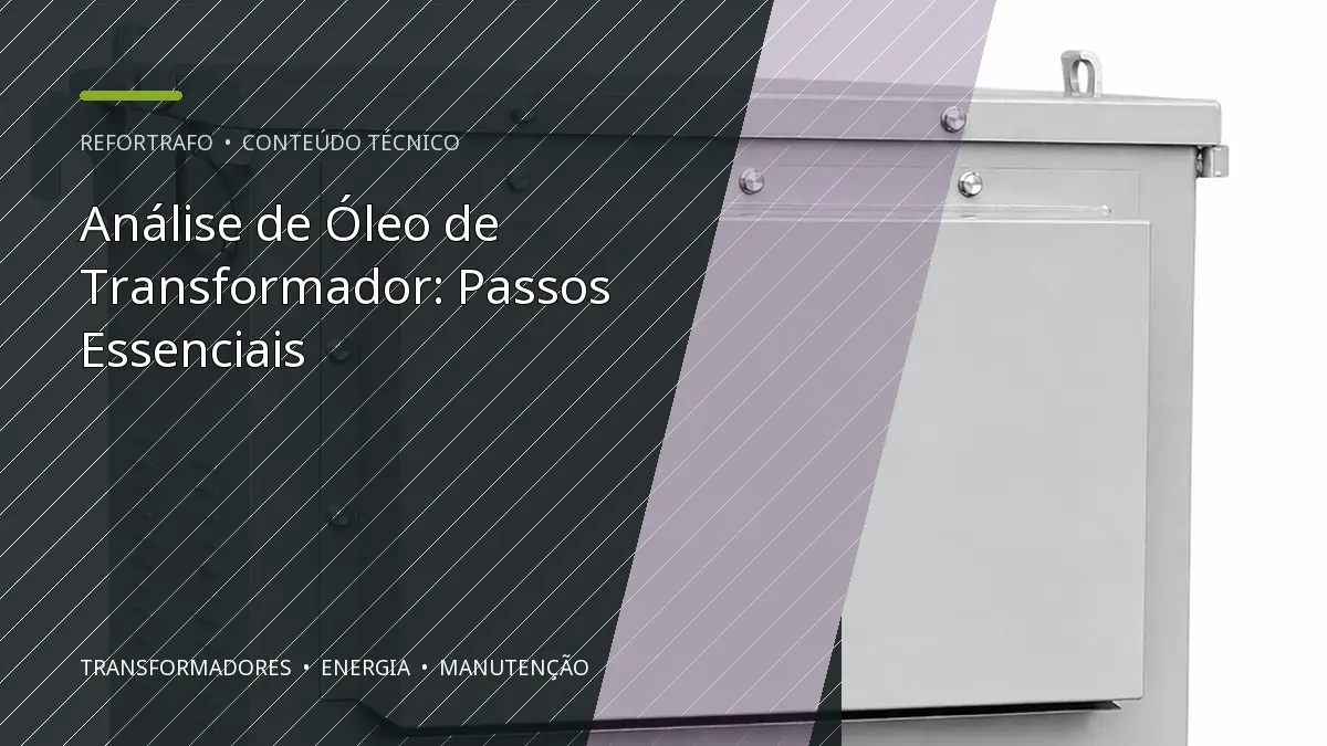 Análise de Óleo de Transformador: Passos Essenciais