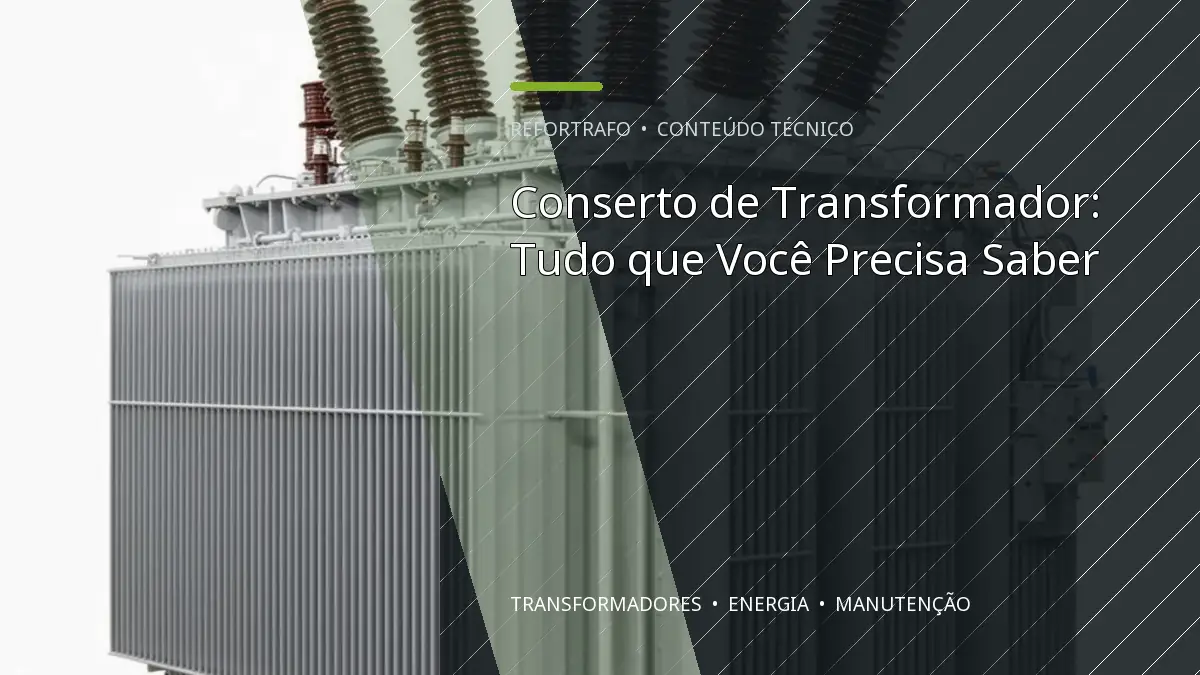 Conserto de Transformador: Tudo que Você Precisa Saber