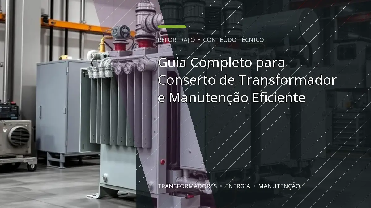Guia Completo para Conserto de Transformador e Manutenção Eficiente