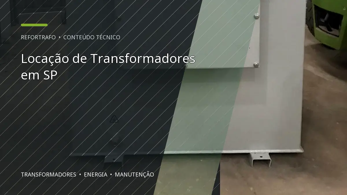 Locação de Transformadores em SP