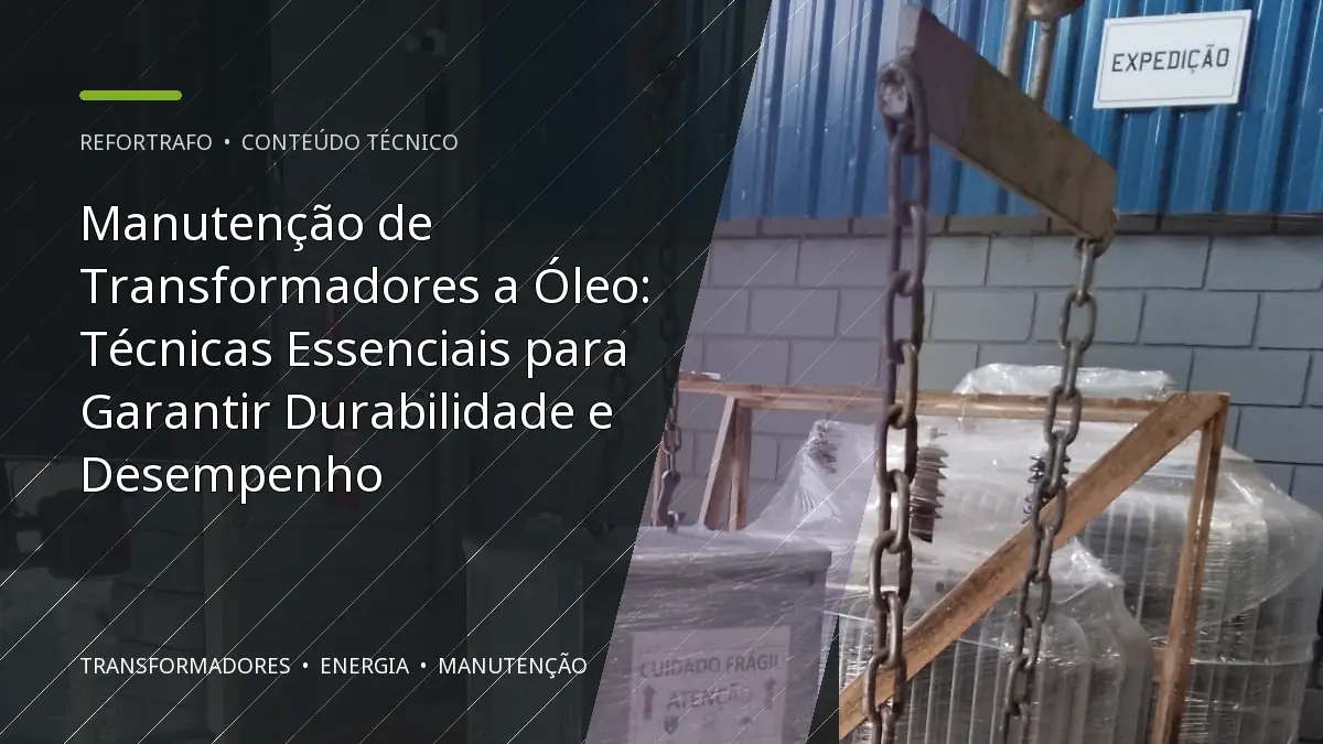 Manutenção de Transformadores a Óleo: Técnicas Essenciais para Garantir Durabilidade e Desempenho