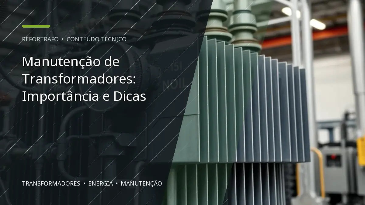 Manutenção de Transformadores: Importância e Dicas