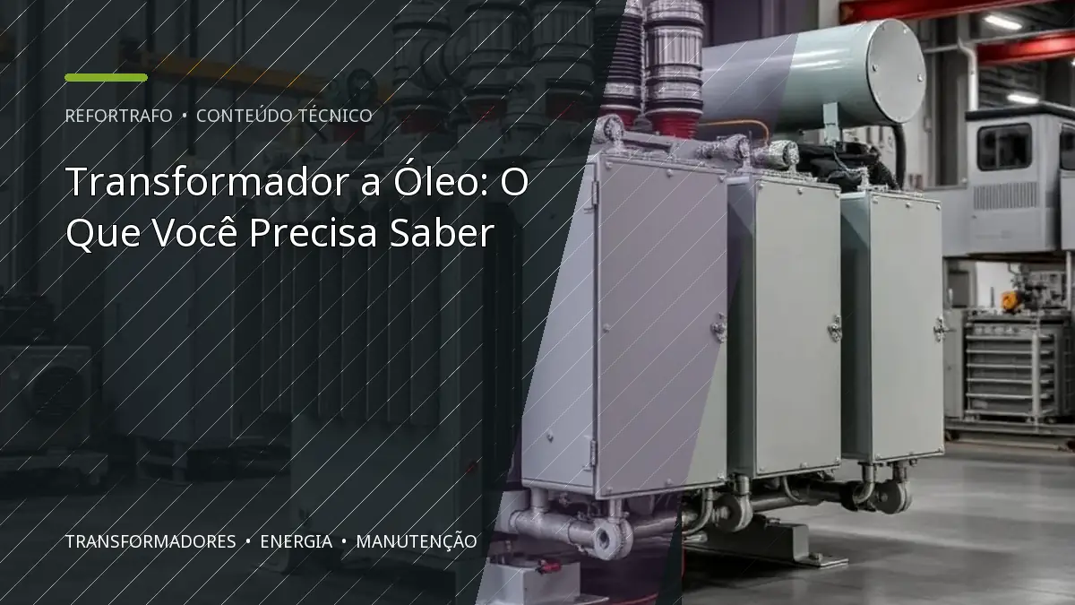 Transformador a Óleo: O Que Você Precisa Saber