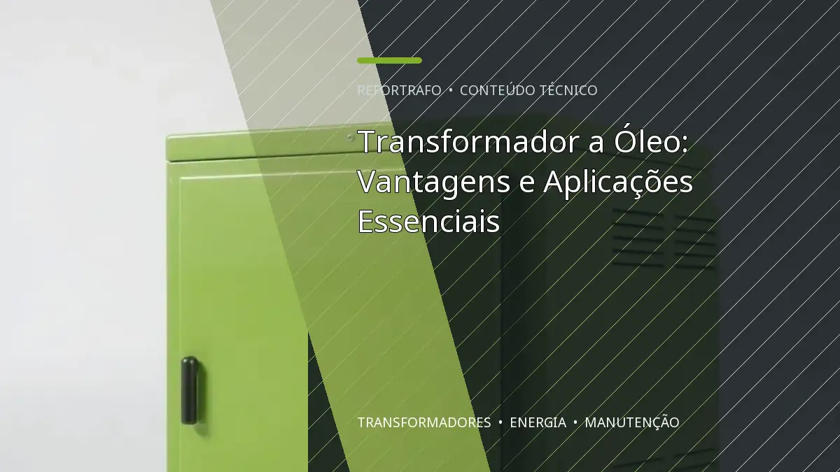 Transformador a Óleo: Vantagens e Aplicações Essenciais