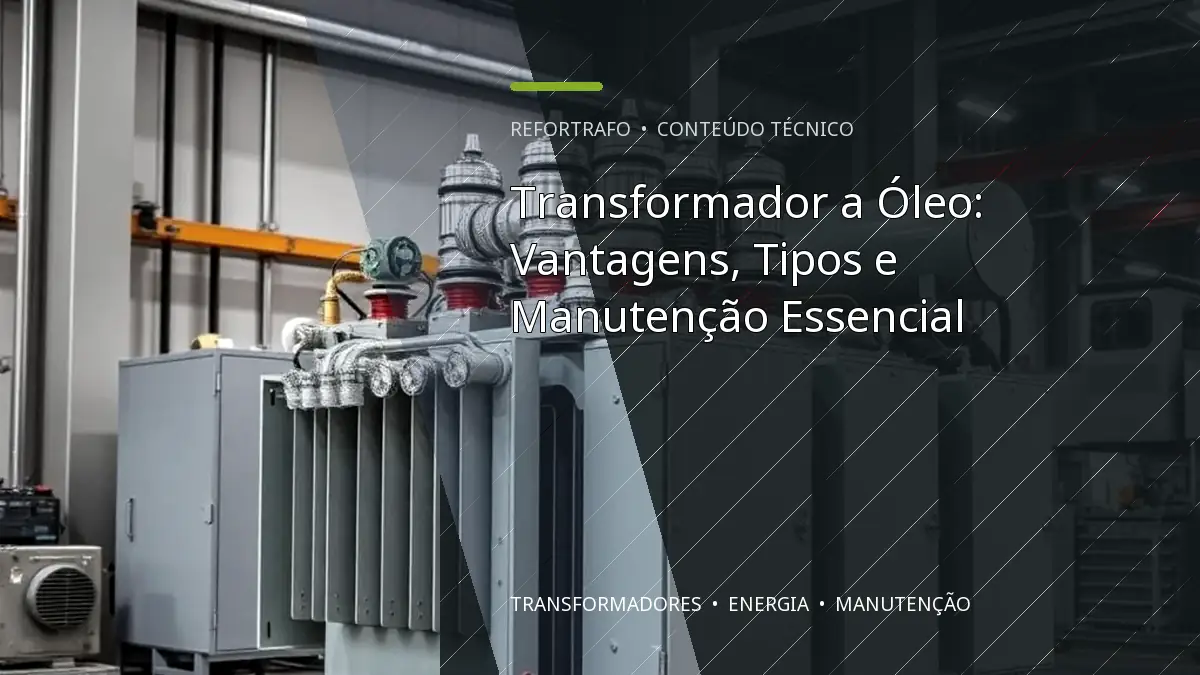 Transformador a Óleo: Vantagens, Tipos e Manutenção Essencial