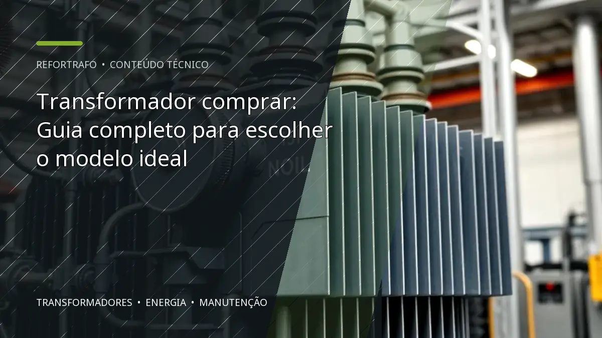 Transformador comprar: Guia completo para escolher o modelo ideal