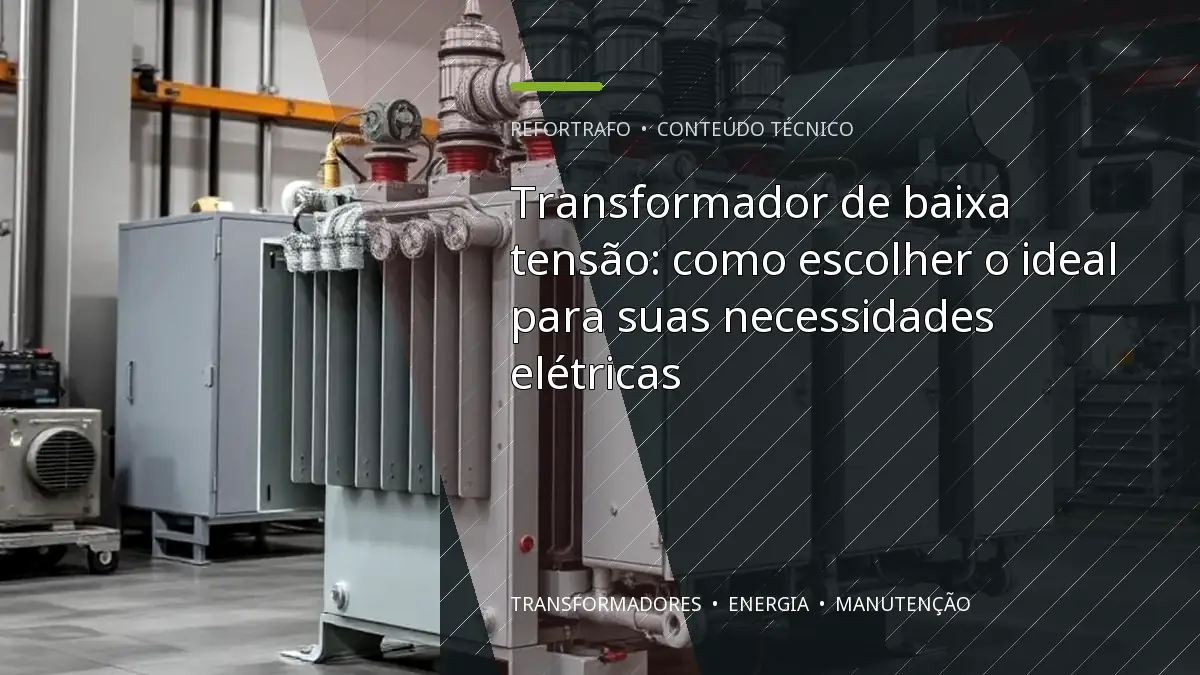 Transformador de baixa tensão: como escolher o ideal para suas necessidades elétricas