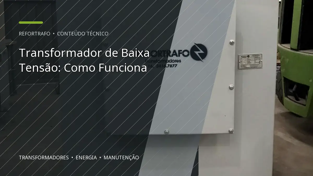Transformador de Baixa Tensão: Como Funciona