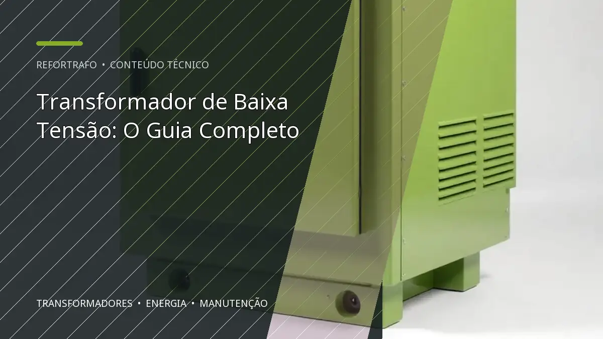 Transformador de Baixa Tensão: O Guia Completo