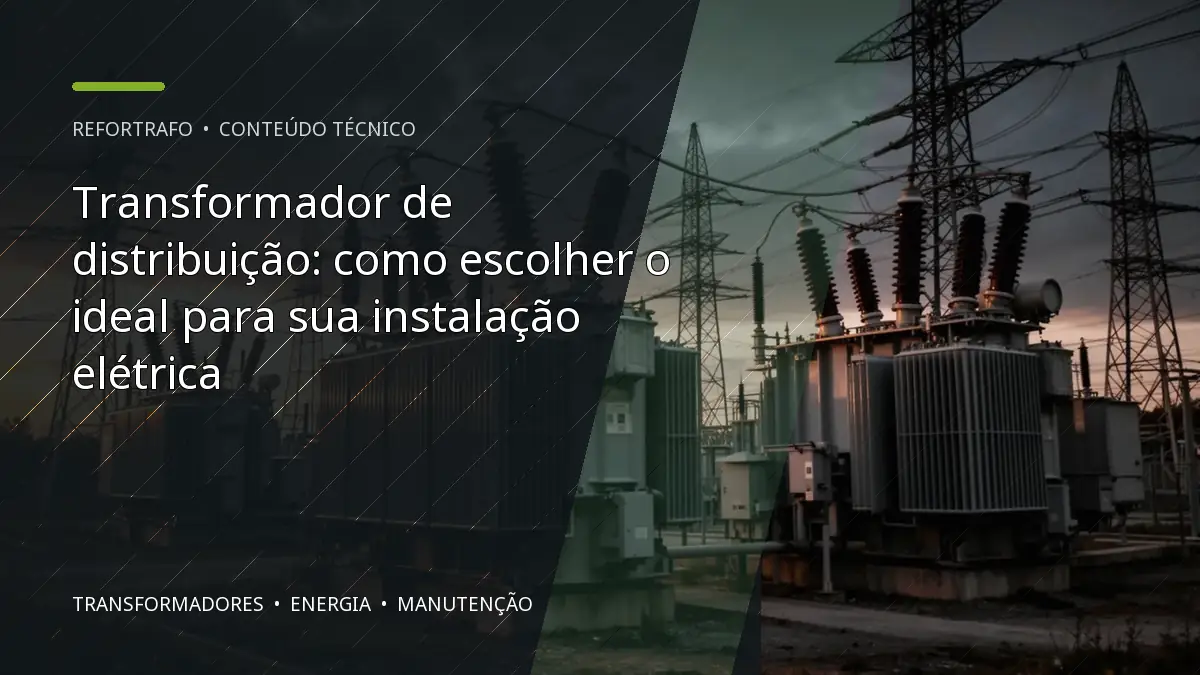 Transformador de distribuição: como escolher o ideal para sua instalação elétrica