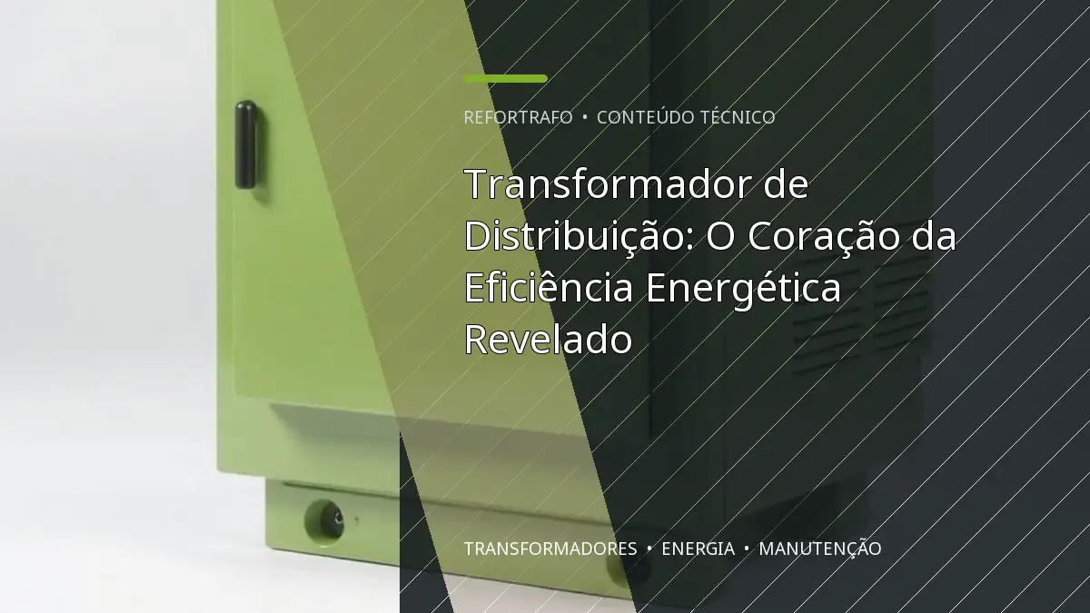 Transformador de Distribuição: O Coração da Eficiência Energética Revelado