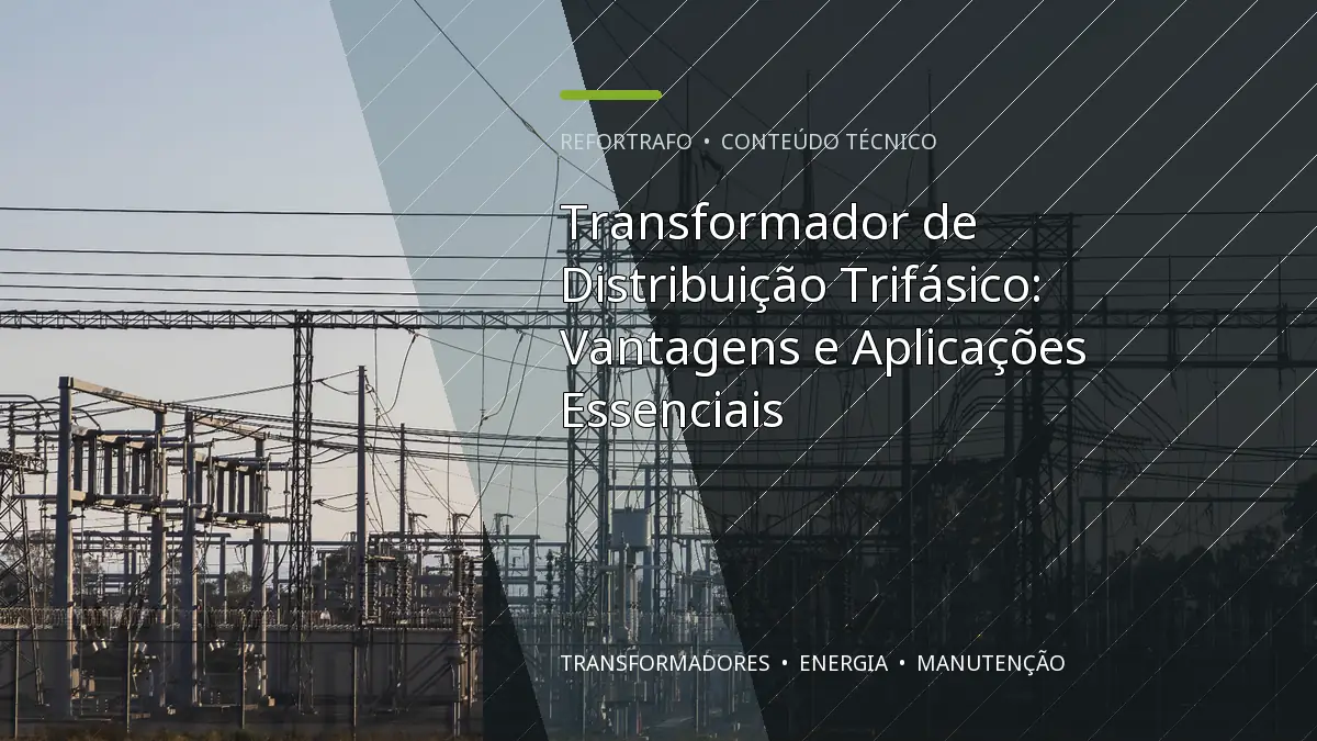 Transformador de Distribuição Trifásico: Vantagens e Aplicações Essenciais