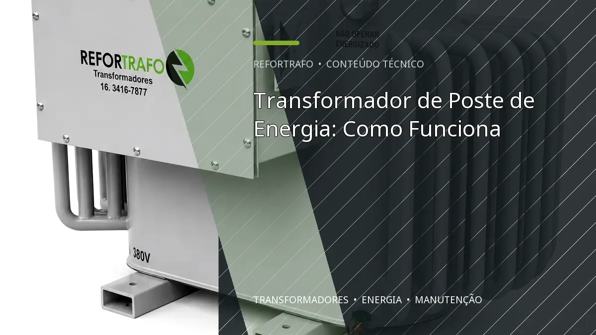 Transformador de Poste de Energia: Como Funciona