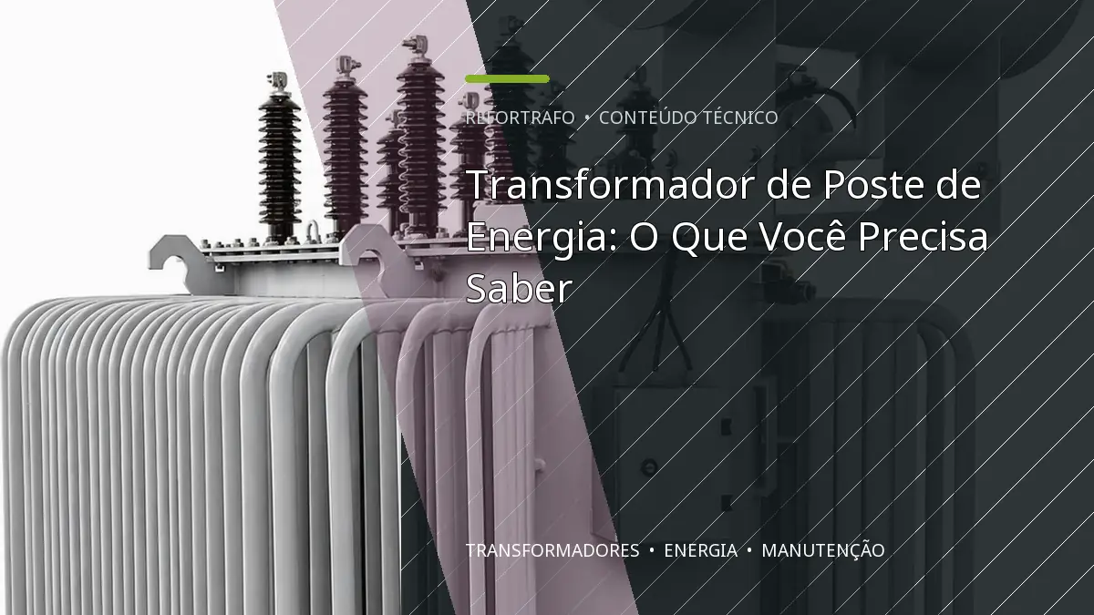 Transformador de Poste de Energia: O Que Você Precisa Saber