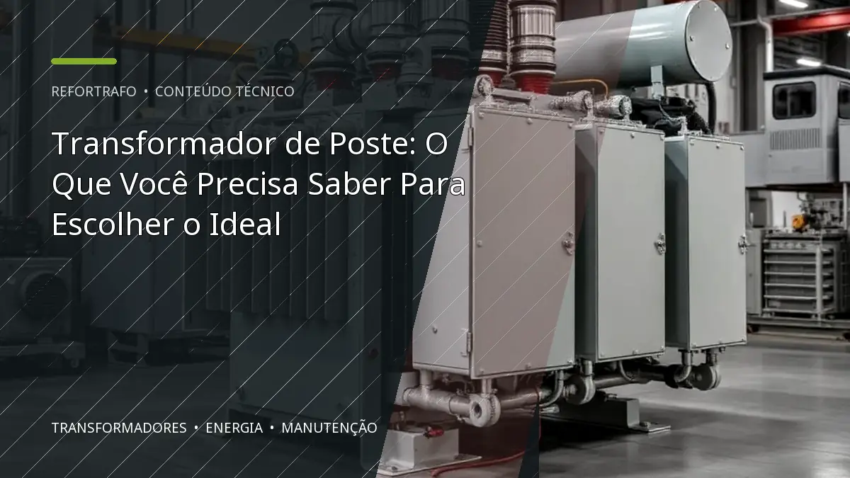 Transformador de Poste: O Que Você Precisa Saber Para Escolher o Ideal