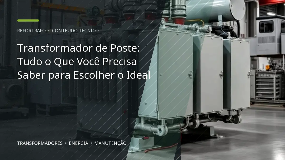 Transformador de Poste: Tudo o Que Você Precisa Saber para Escolher o Ideal
