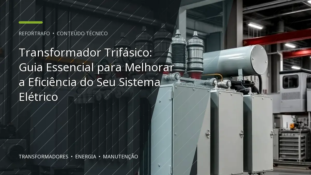 Transformador Trifásico: Guia Essencial para Melhorar a Eficiência do Seu Sistema Elétrico