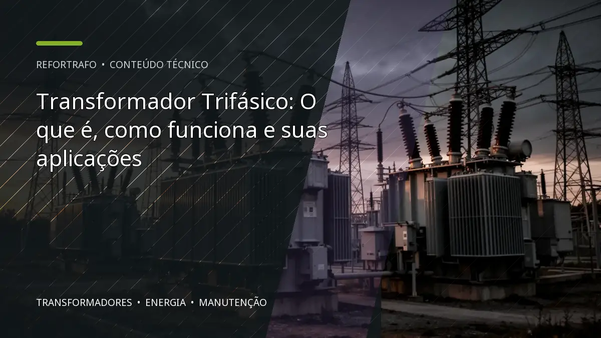 Transformador Trifásico: O que é, como funciona e suas aplicações