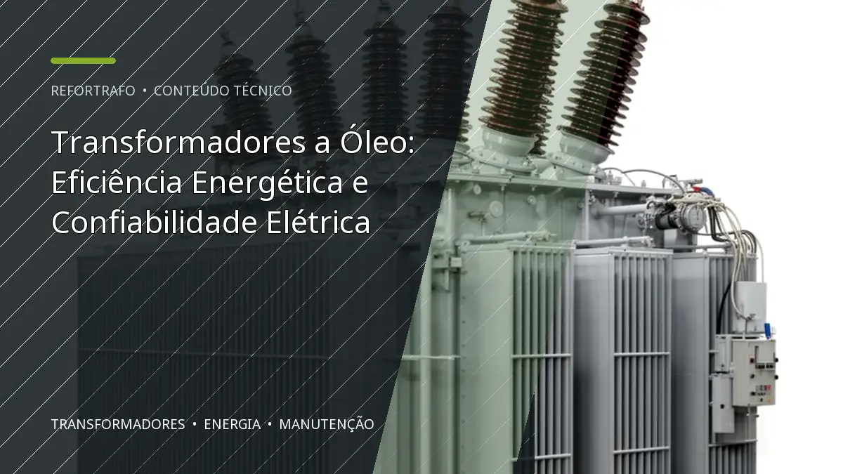 Transformadores a Óleo: Eficiência Energética e Confiabilidade Elétrica